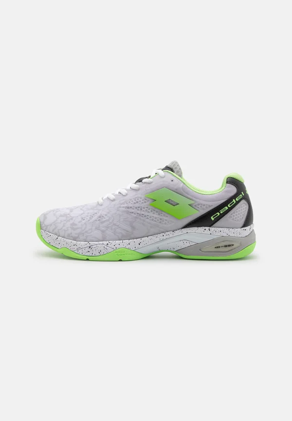 SUPERRAPIDA 200 III - Multicourt Tennisschuh - all white/green apple neo