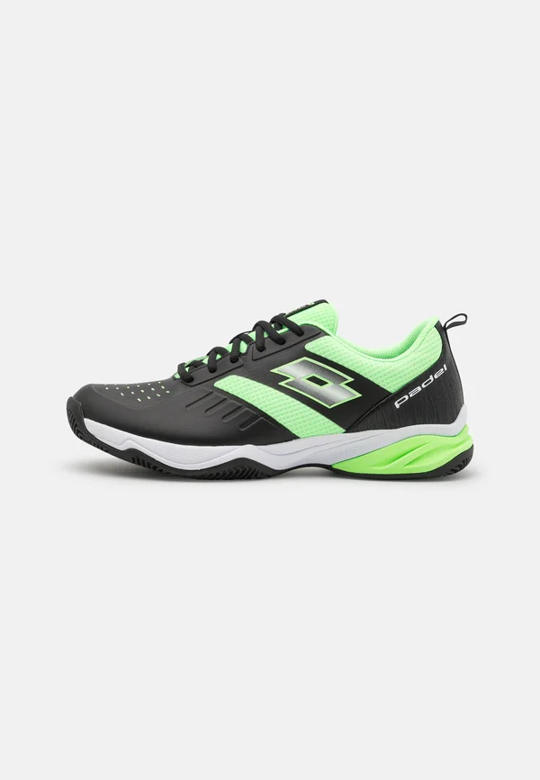 SUPERRAPIDA 400 IV - Padel-Schuhe - all black/green apple neo