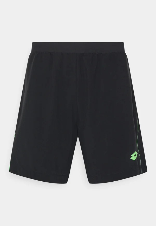 SUPERRAPIDA V - Shorts - all black/green apple neo