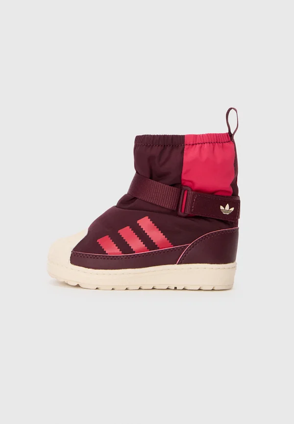 SUPERSTAR 360 UNISEX - Snowboot/Winterstiefel - maroon/wonder white/ruby red