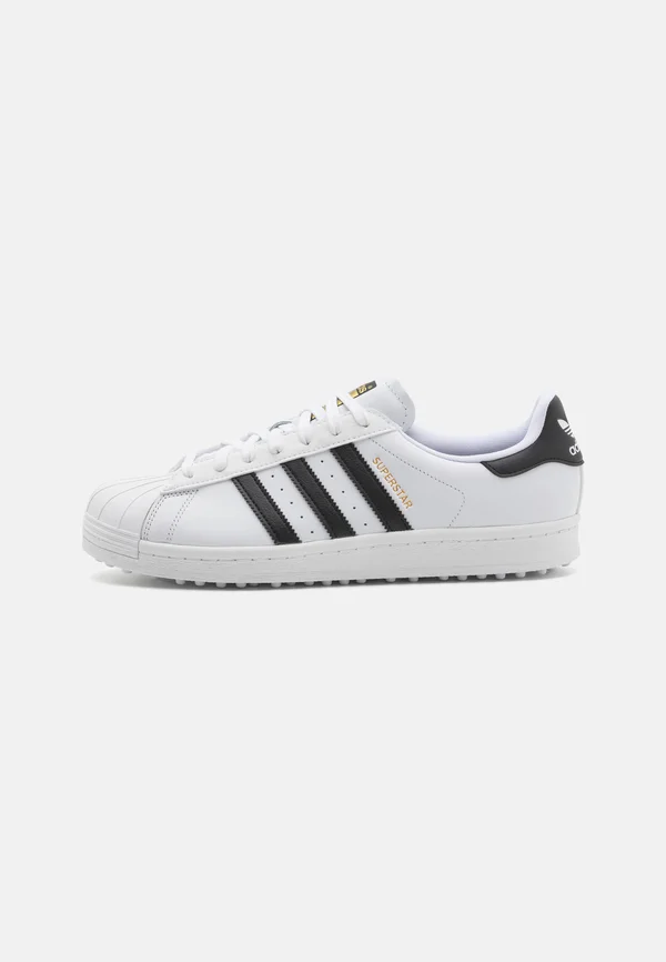 SUPERSTAR GOLF UNISEX - Golfschuh - footwear white/core black/gold metallic