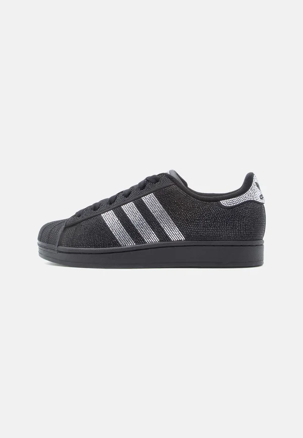 SUPERSTAR II - Sneaker low - core black/silver-coloured metallic/off white