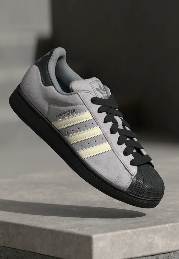SUPERSTAR II - Sneaker low - grey three/cream white/core black