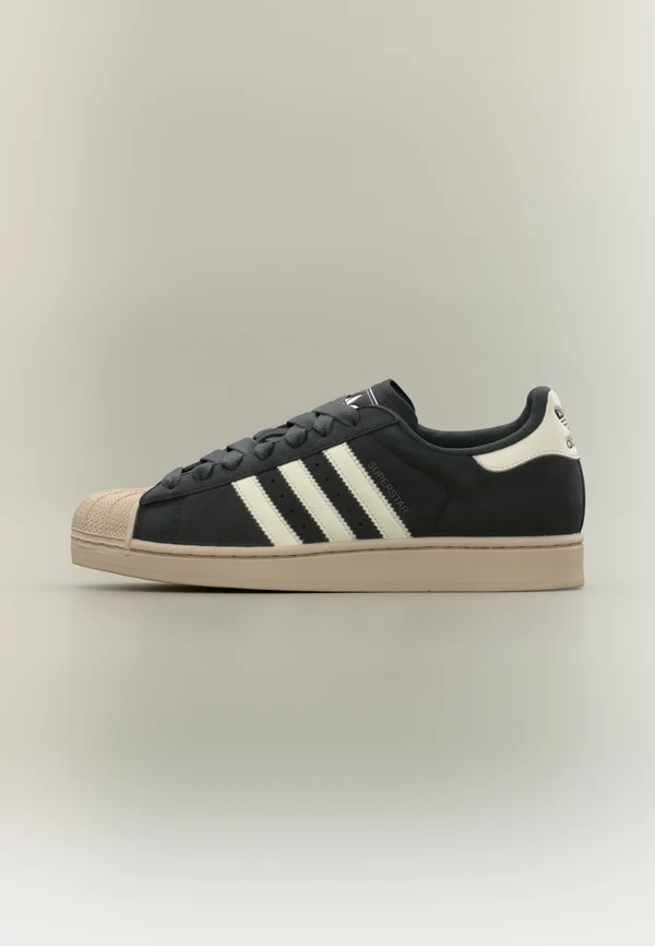 SUPERSTAR II UNISEX - Sneaker low - core black/off white/stone khaki