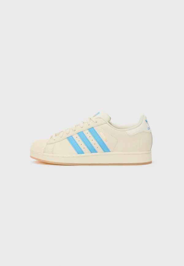SUPERSTAR MESSI UNISEX - Indoor-Fußballschuhe - cream white/semi blue burst/gold-coloured
