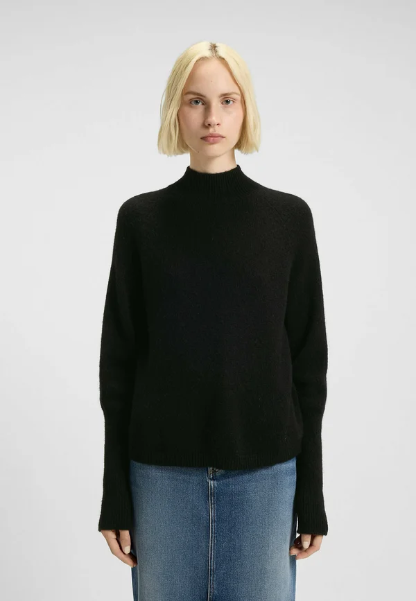 SURPIO - Strickpullover - black one
