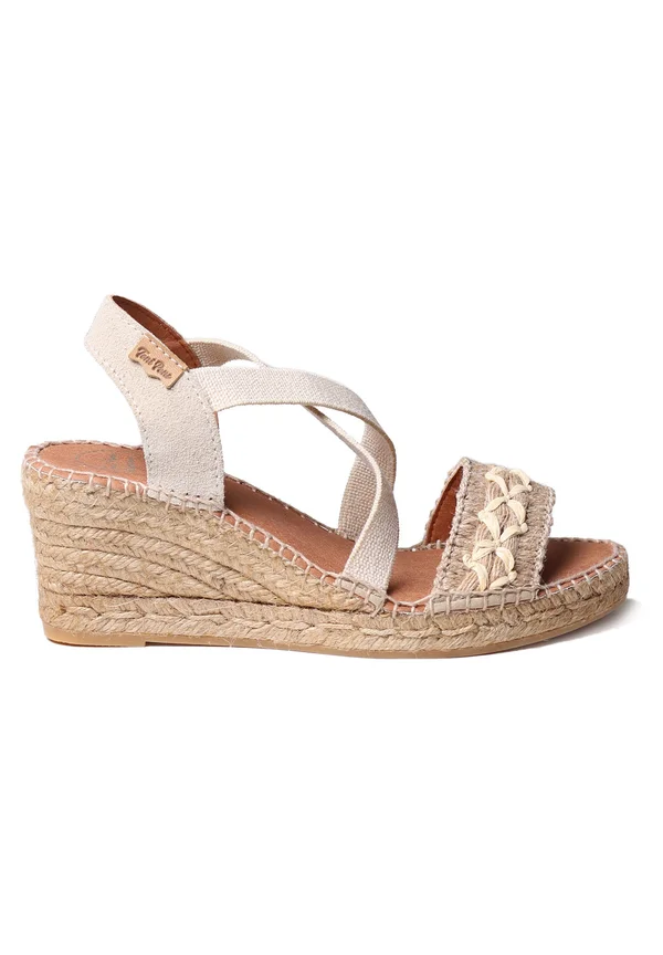SUSA-BN - Keilsandalette - natural