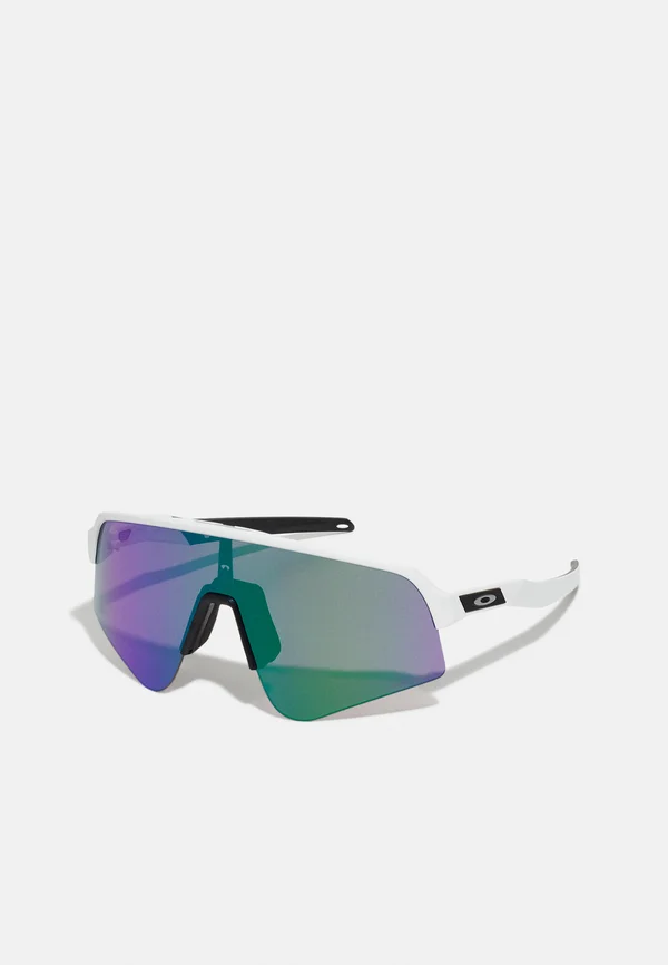 SUTRO LITE SWEEP - Sportbrille - matte white/prizm road jade