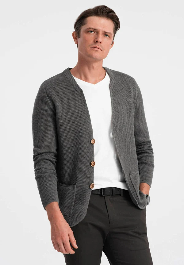SWCD - Strickjacke - dark grey
