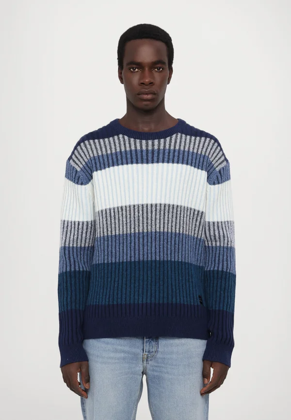 SWEATER CREW NECK - Strickpullover - blue
