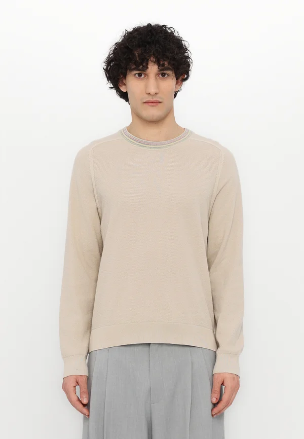 SWEATER CREW NECK - Strickpullover - ice white