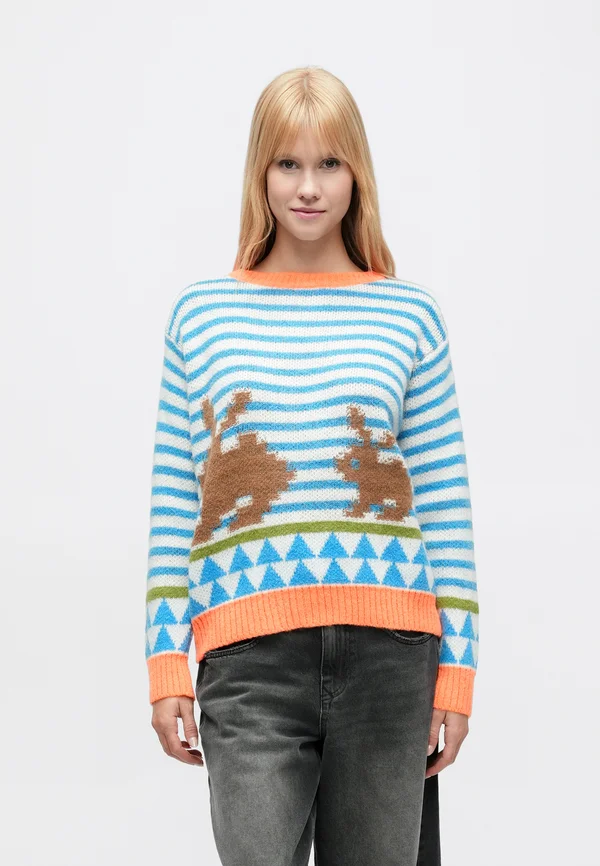 SWEATER RABBIT - Strickpullover - azul