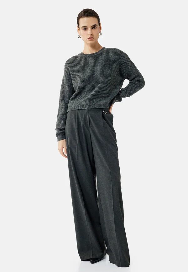 SWEATER - Strickpullover - anthracite