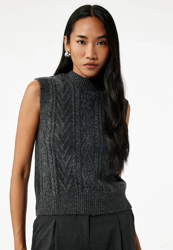 SWEATER - Strickpullover - anthracite