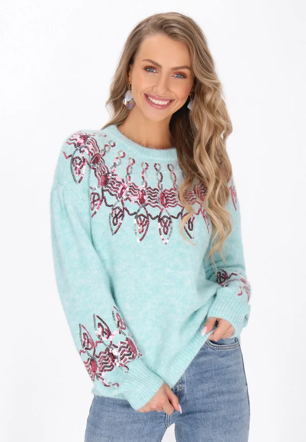 SWEATER - Strickpullover - aqua
