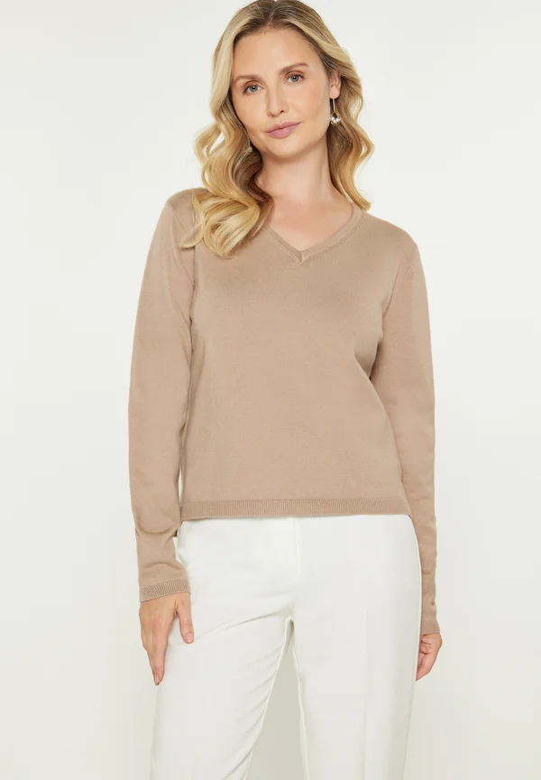 SWEATER - Strickpullover - beige