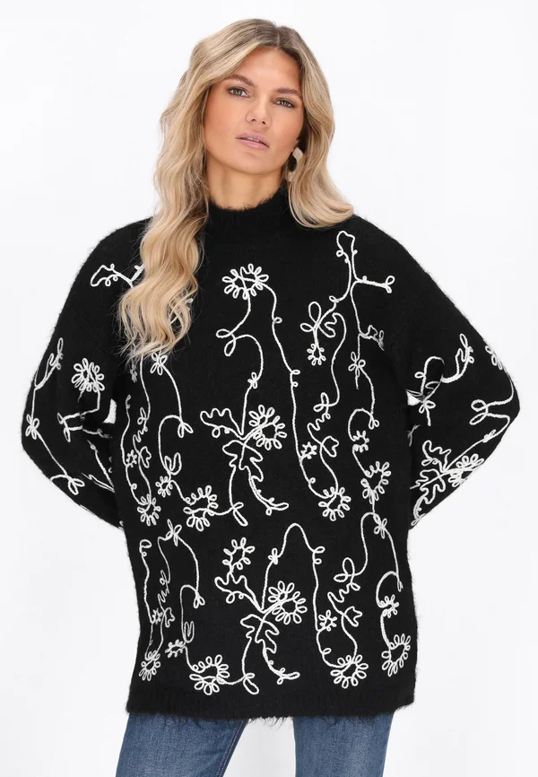 SWEATER - Strickpullover - black