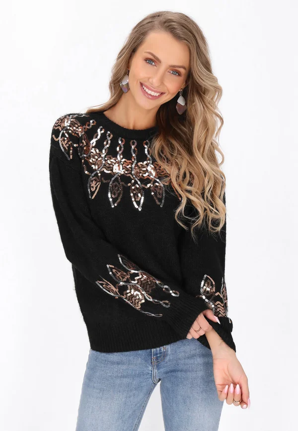 SWEATER - Strickpullover - black