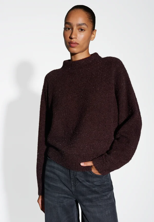 SWEATER - Strickpullover - dark grape