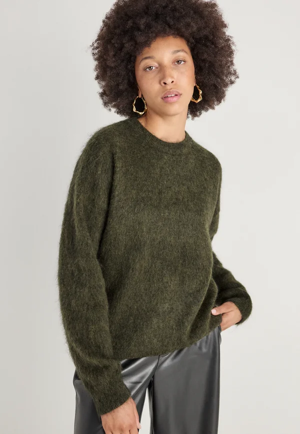 SWEATER - Strickpullover - dark green