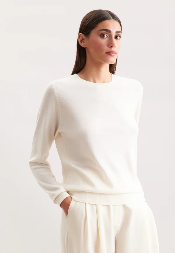 SWEATER - Strickpullover - ecru
