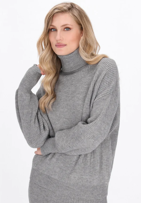 SWEATER - Strickpullover - grey melange