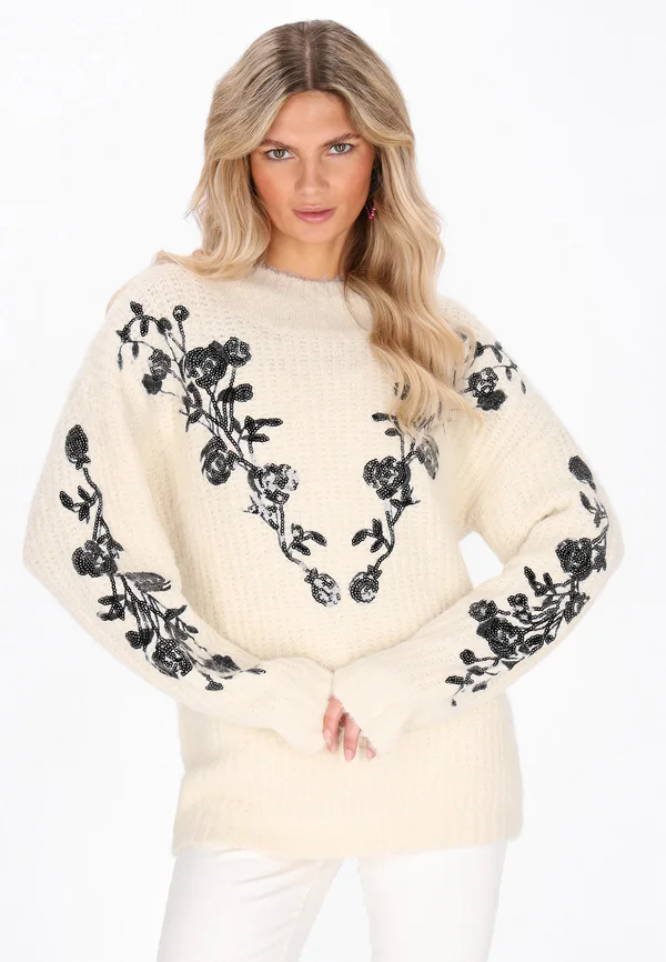 SWEATER - Strickpullover - offwhite