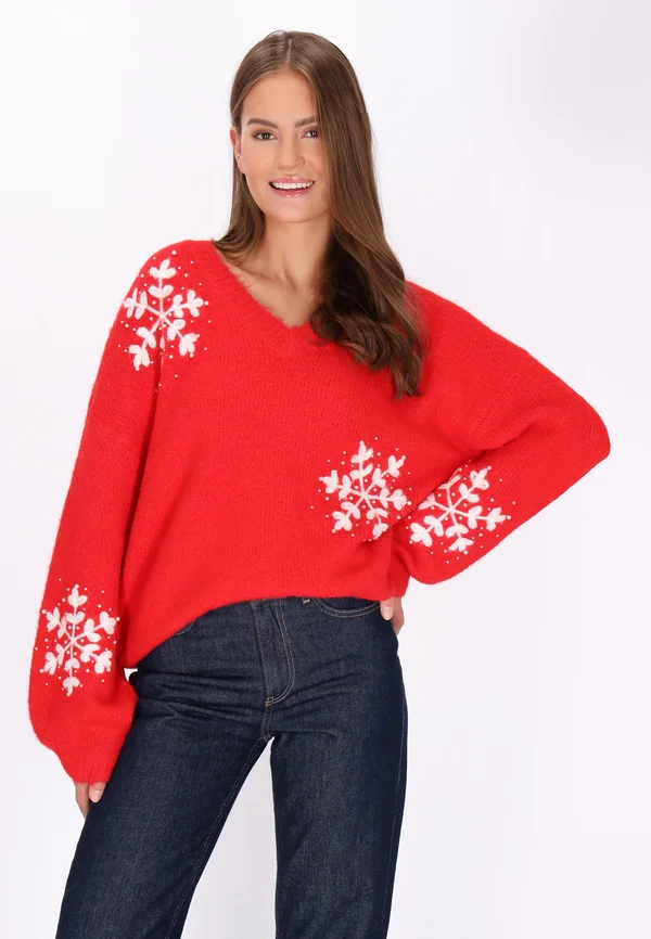 SWEATER - Strickpullover - red