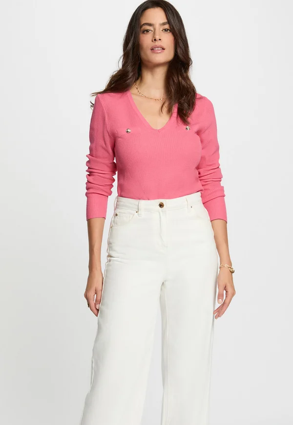 SWEATER - Strickpullover - rose fushia