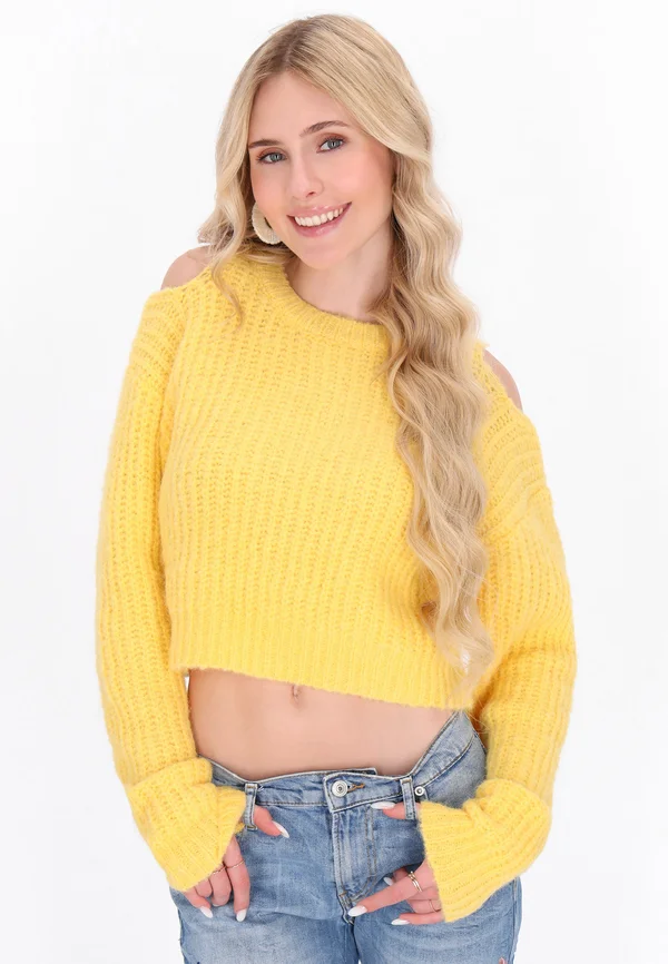 SWEATER - Strickpullover - yellow