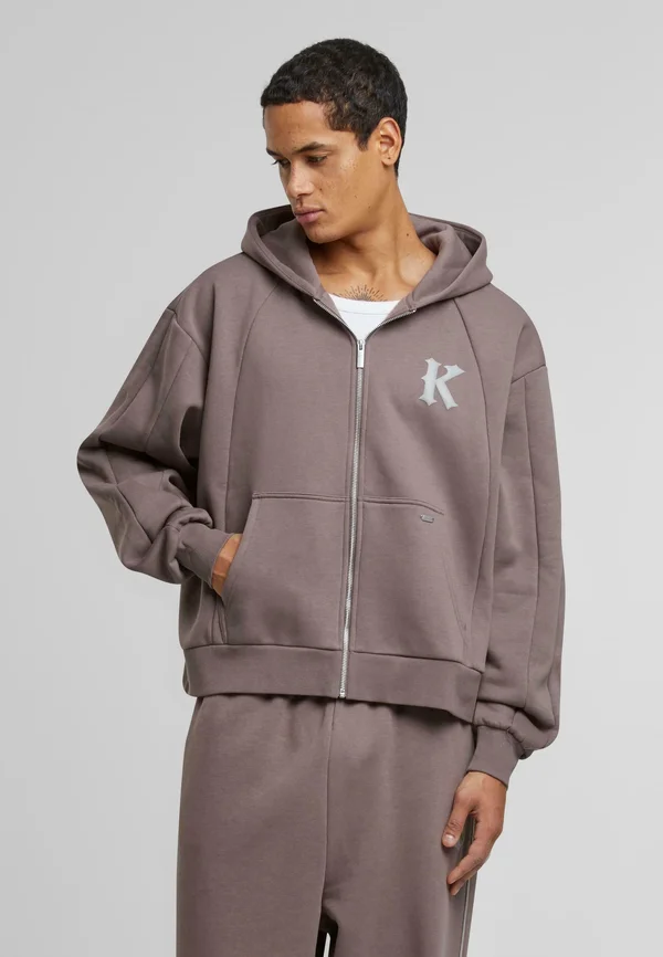 Sweatjacke - brown