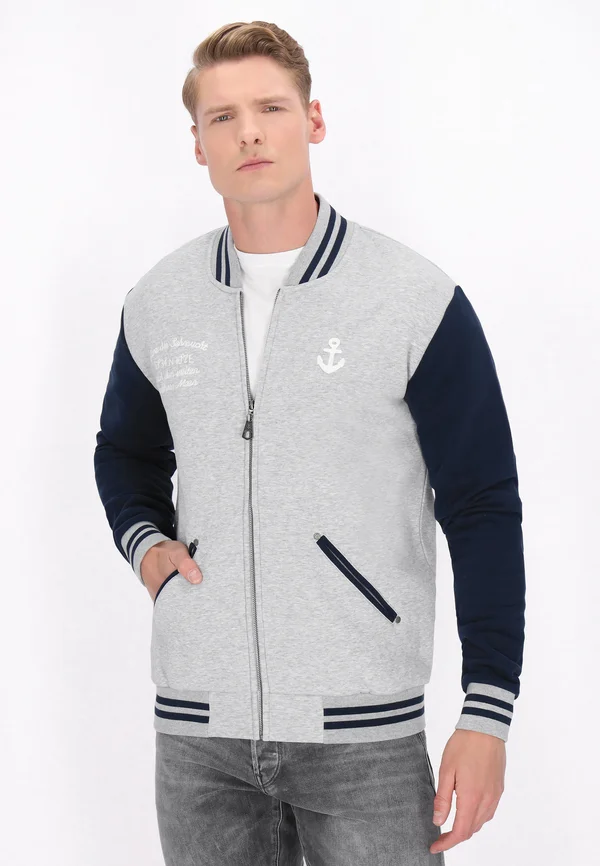 Sweatjacke - grey melange