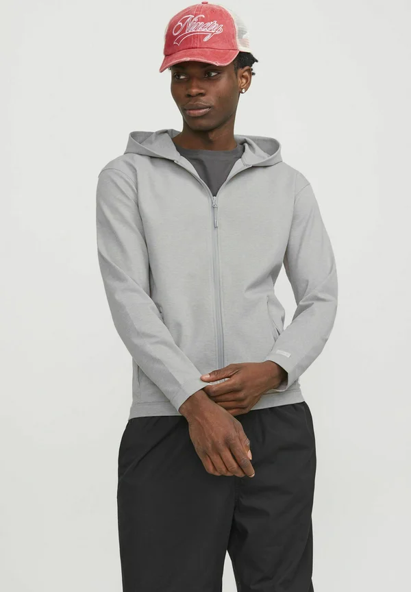 Sweatjacke - light grey melange