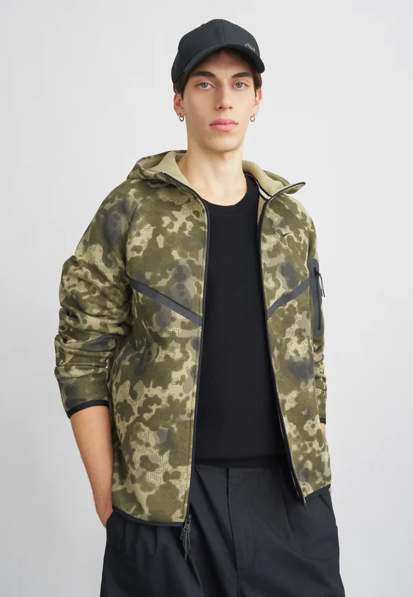 Sweatjacke - neutral olive/black
