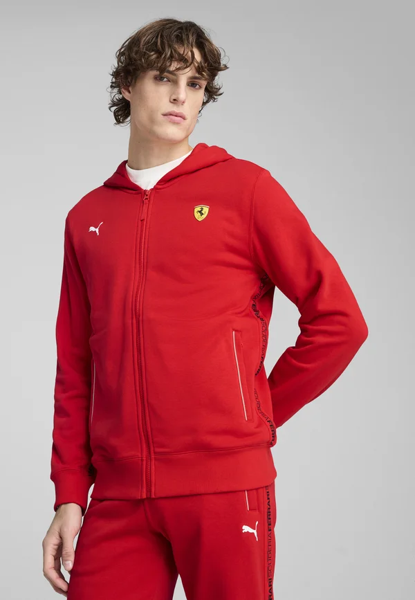 Sweatjacke - rosso corsa