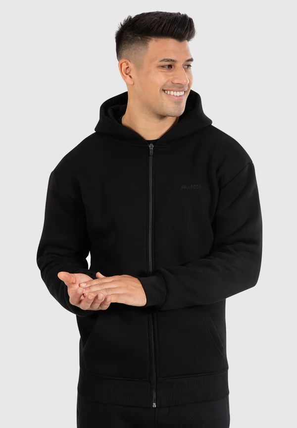 Sweatjacke - schwarz