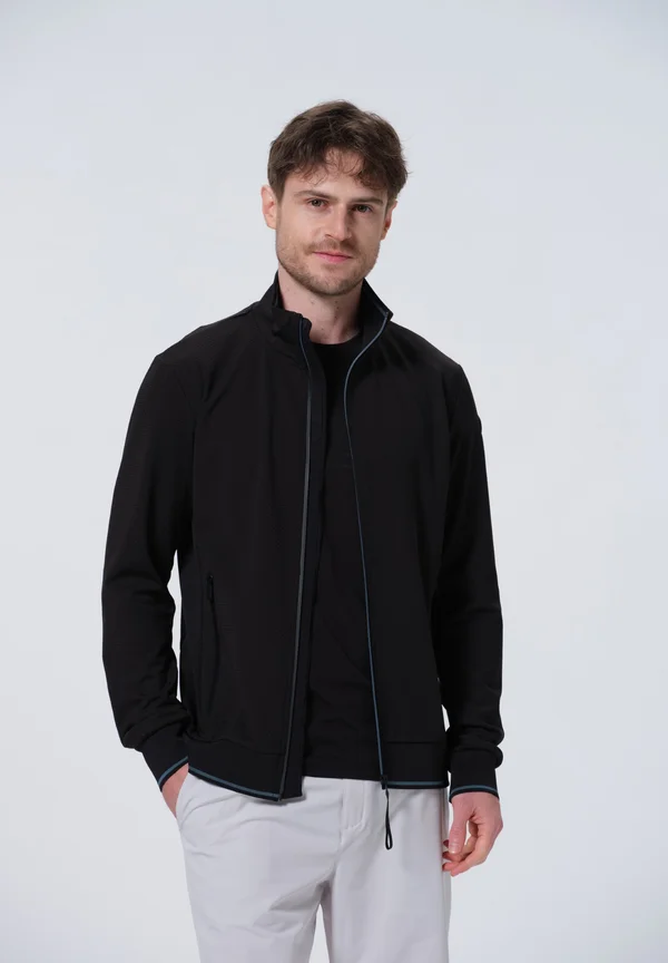 Sweatjacke - schwarz