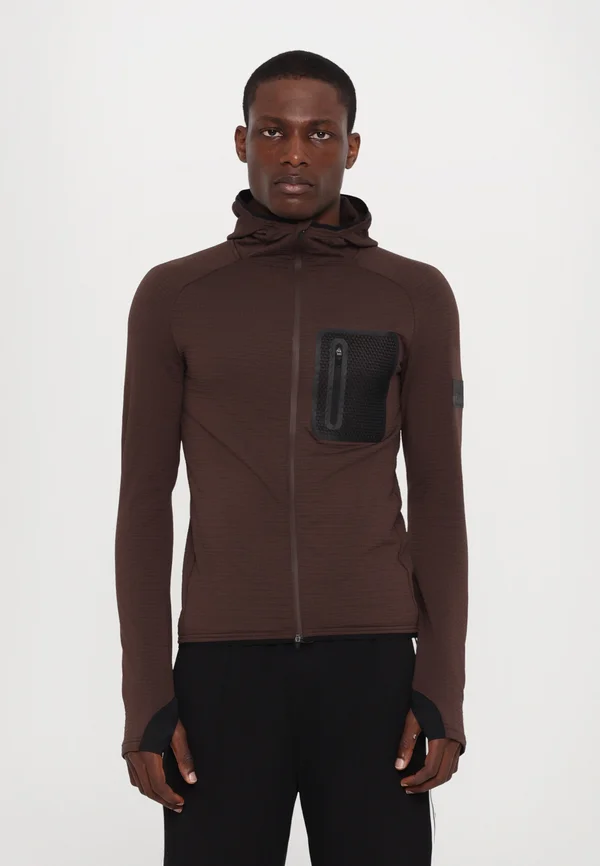 Sweatjacke - seal brown
