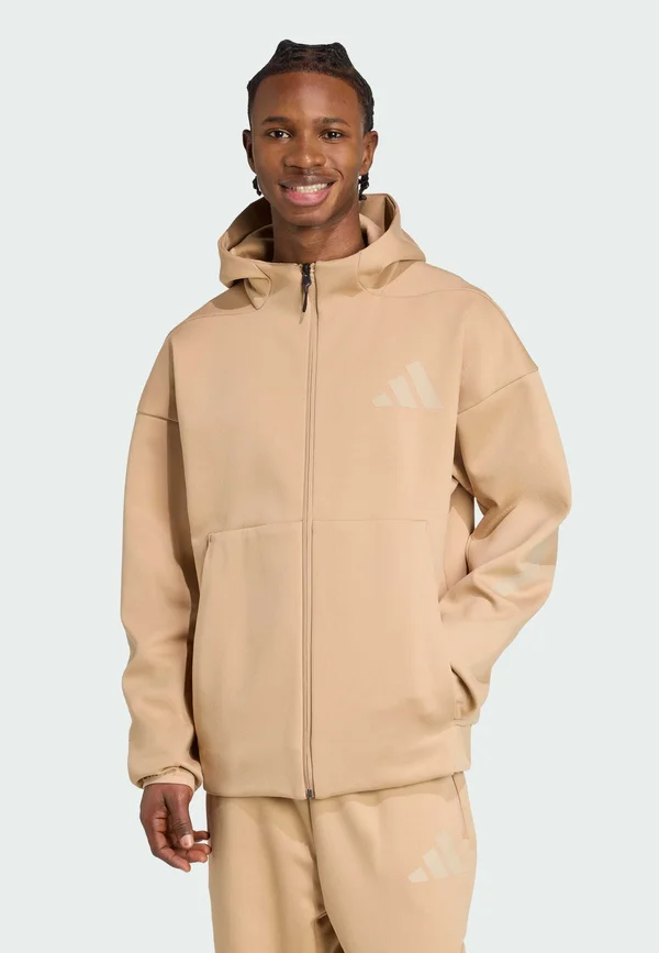 Sweatjacke - warm sandstone   clay brown