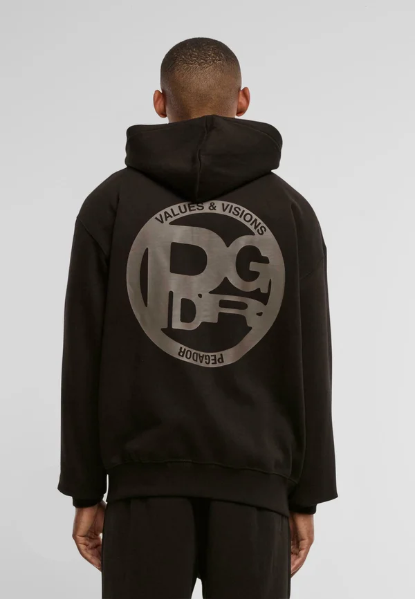 Sweatjacke - washed black