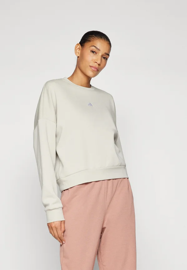 Sweatshirt - alumina/white