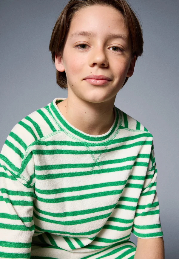 Sweatshirt - ancient white/radiant green