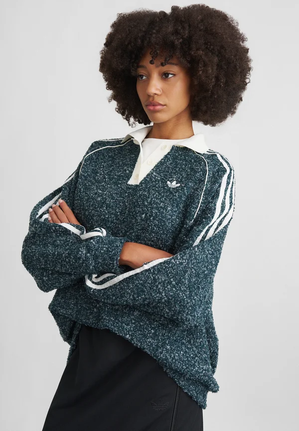 Sweatshirt - aurora ivy/night indigo/off white