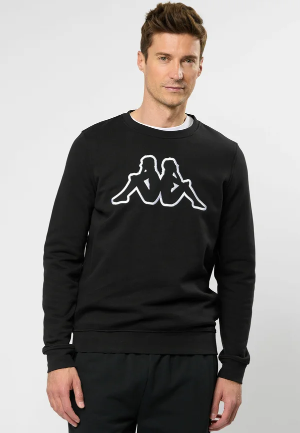 Sweatshirt - black black white