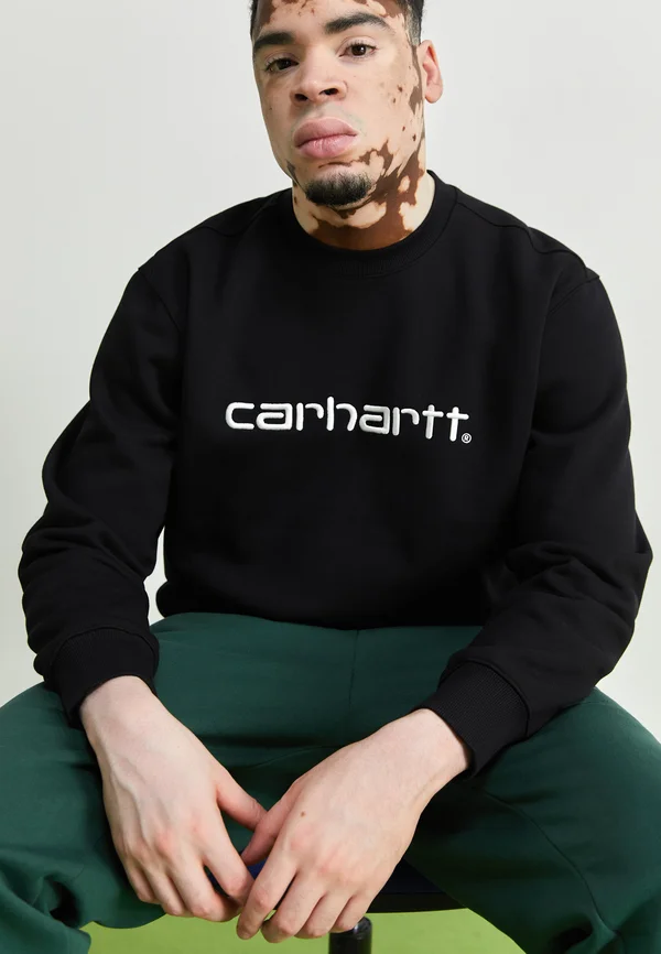 Sweatshirt - black/white