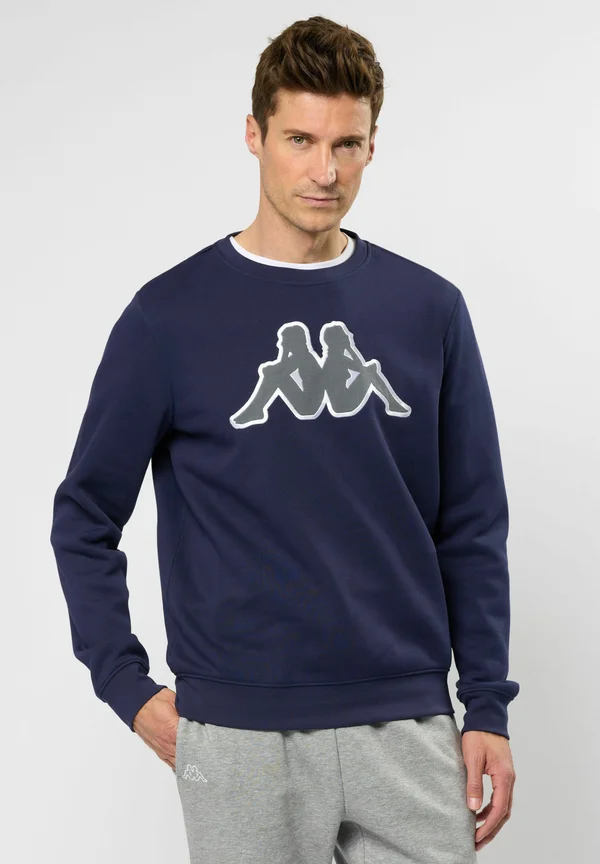 Sweatshirt - blue marine grey charcoal