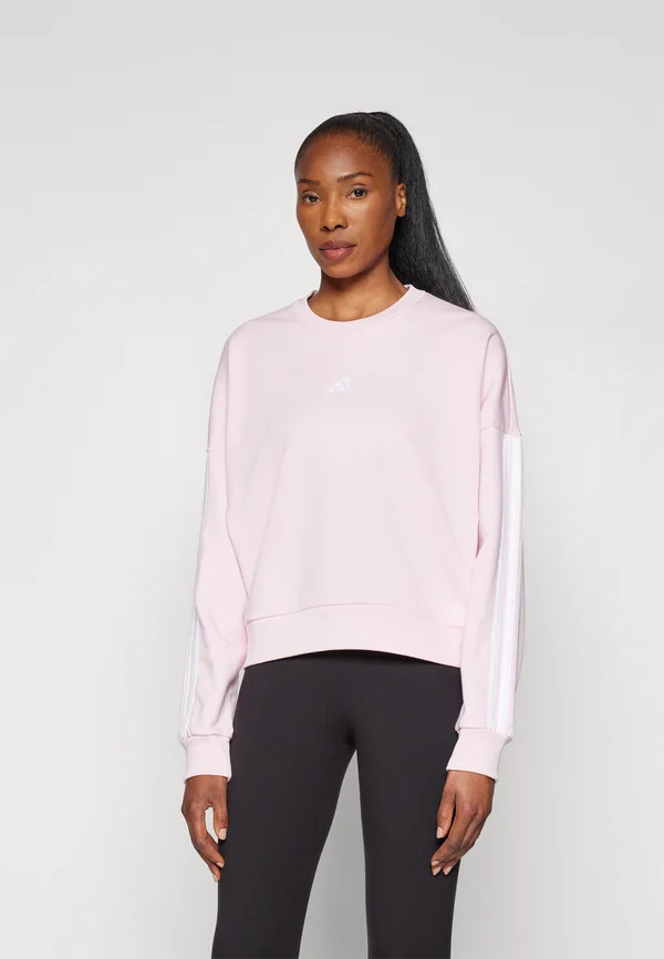 Sweatshirt - clear pink/white
