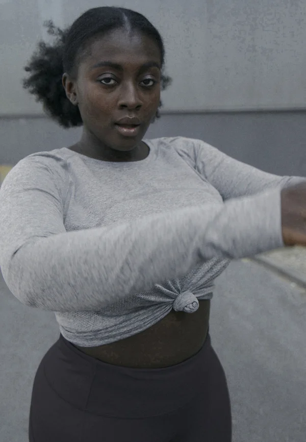 SWIFTLY TECH LONG SLEEVE - Langarmshirt - slate white