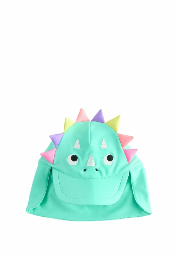 SWIM - Cap - aqua blue dinosaur