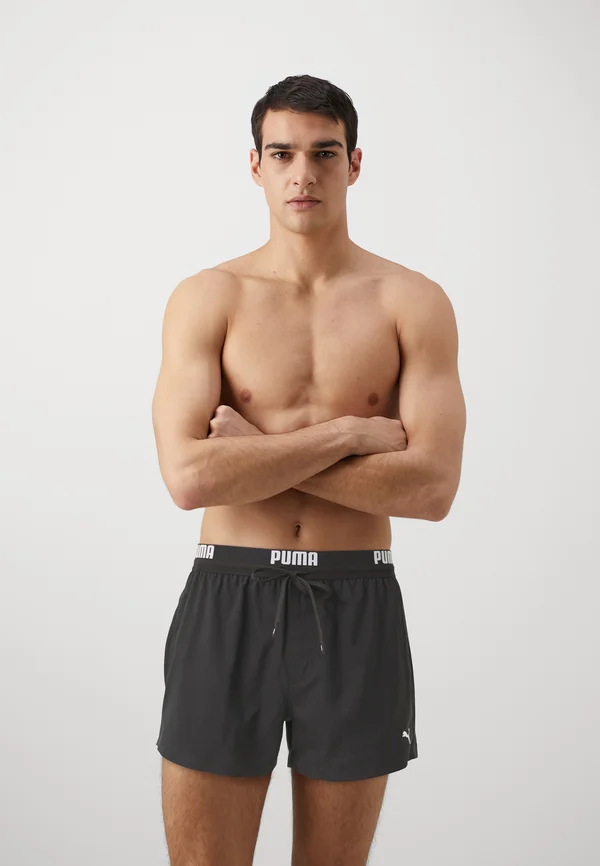 SWIM MEN LOGO - Badeshorts - black